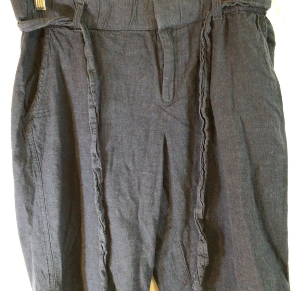 Liz Claiborne  cropped linen blend pants - Picture 4 of 10